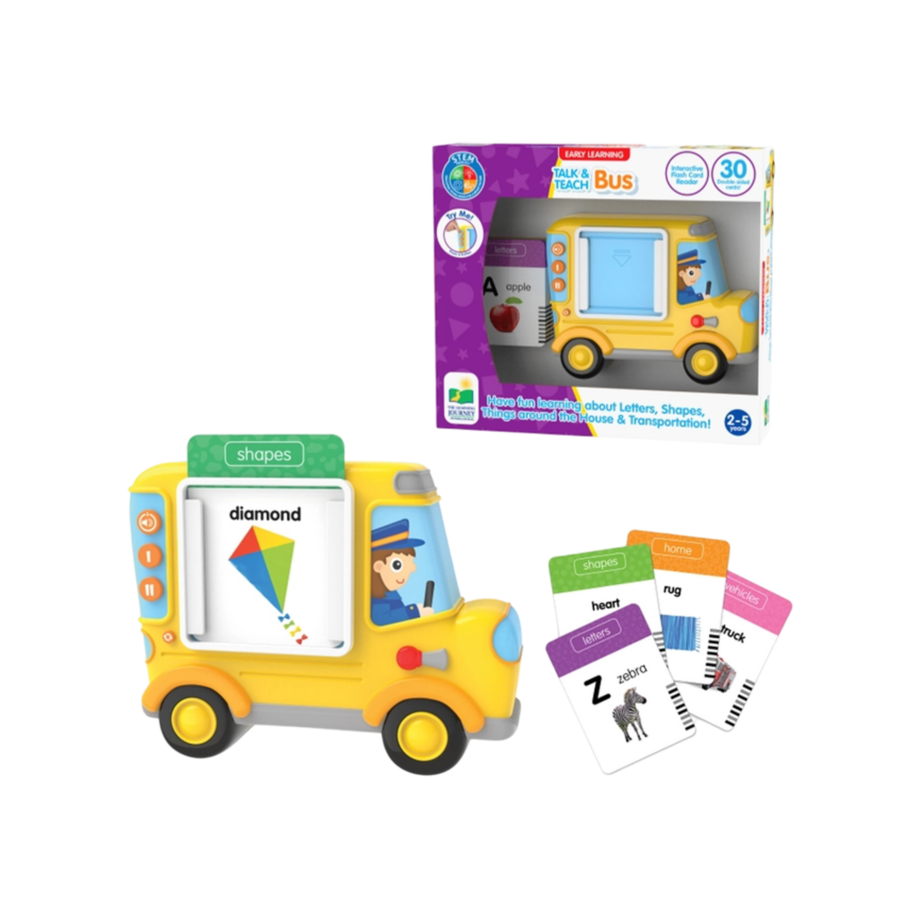 The Learning Journey Talk & Teach Bus (Flash Card Reader)