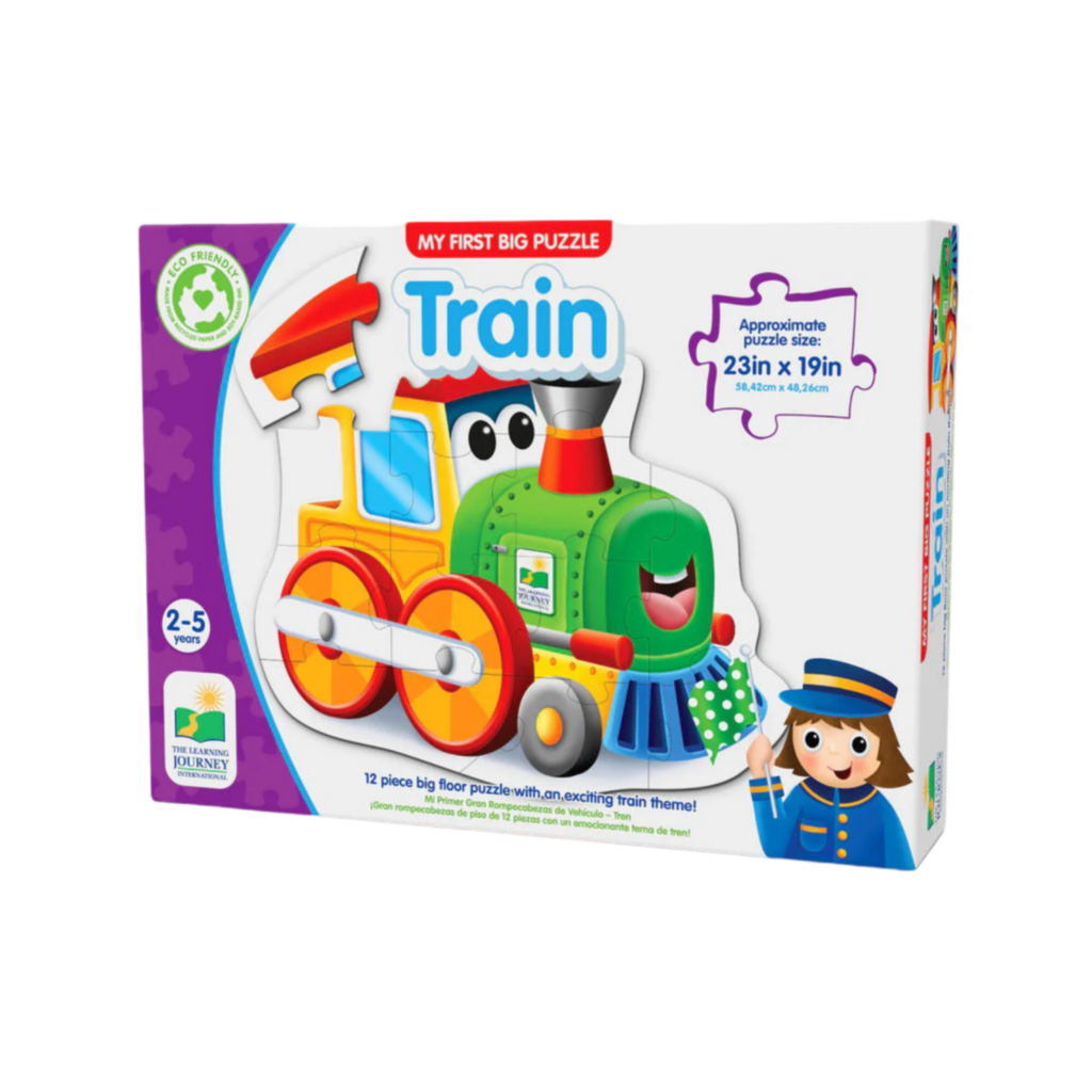 The Learning Journey My First Big Vehicle Floor Puzzle - Train