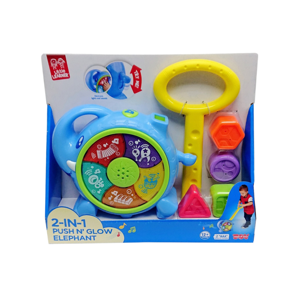 Little Learner Musical Push Elephant