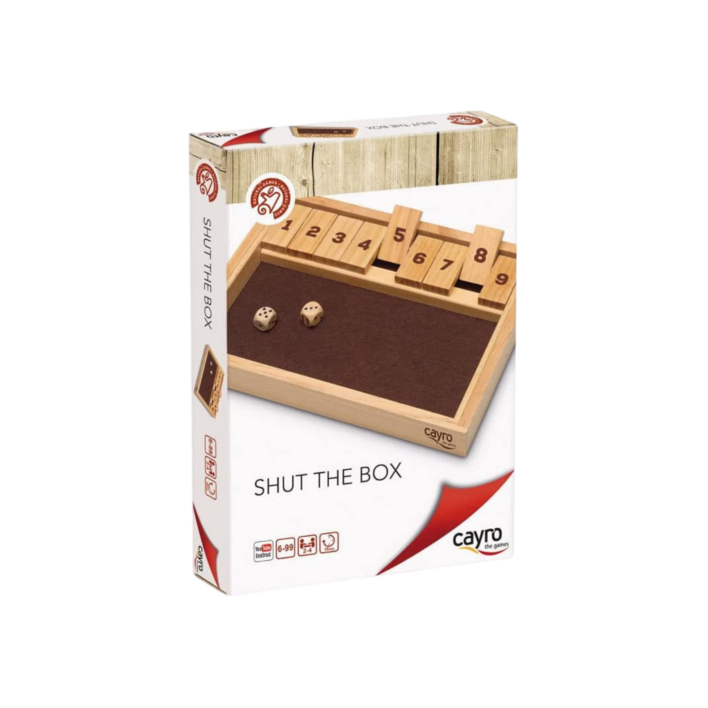 Cayro Wooden Shut The Box Puzzle Game