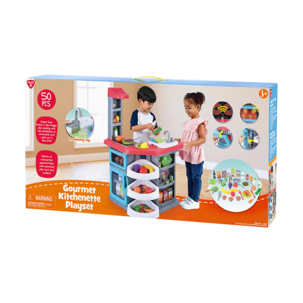 Playgo Gourmet Kitchenette Playset B/O - 50 Pcs