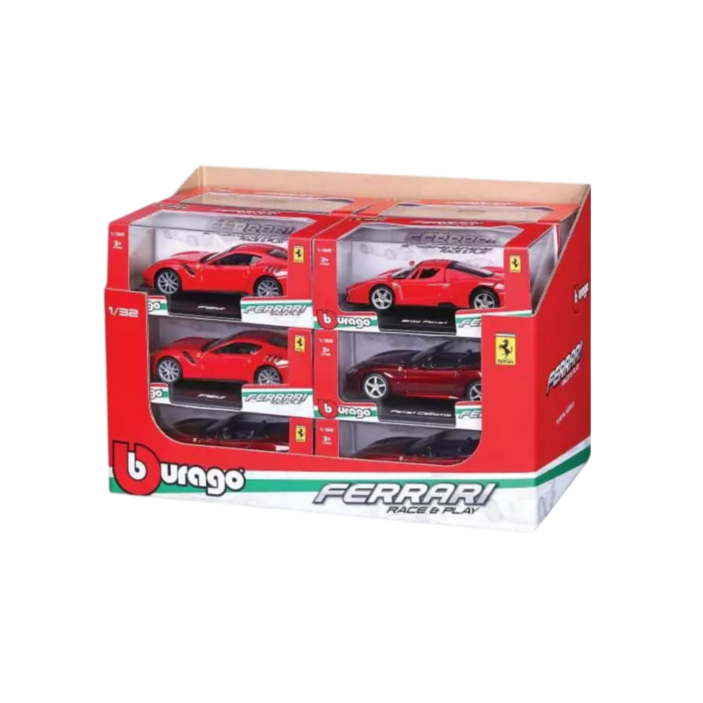 Bbrurago 18-46100 1/32 Ferrari R & P Vehicles Assorted 47546100