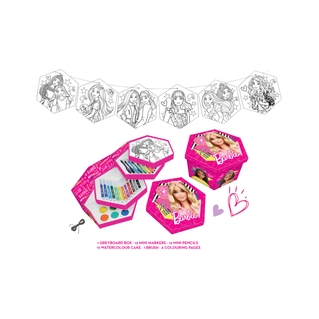 Barbie Coloring Banner