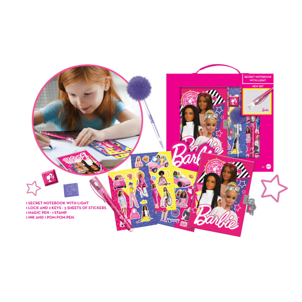 Barbie Secret Notebook W/ Light