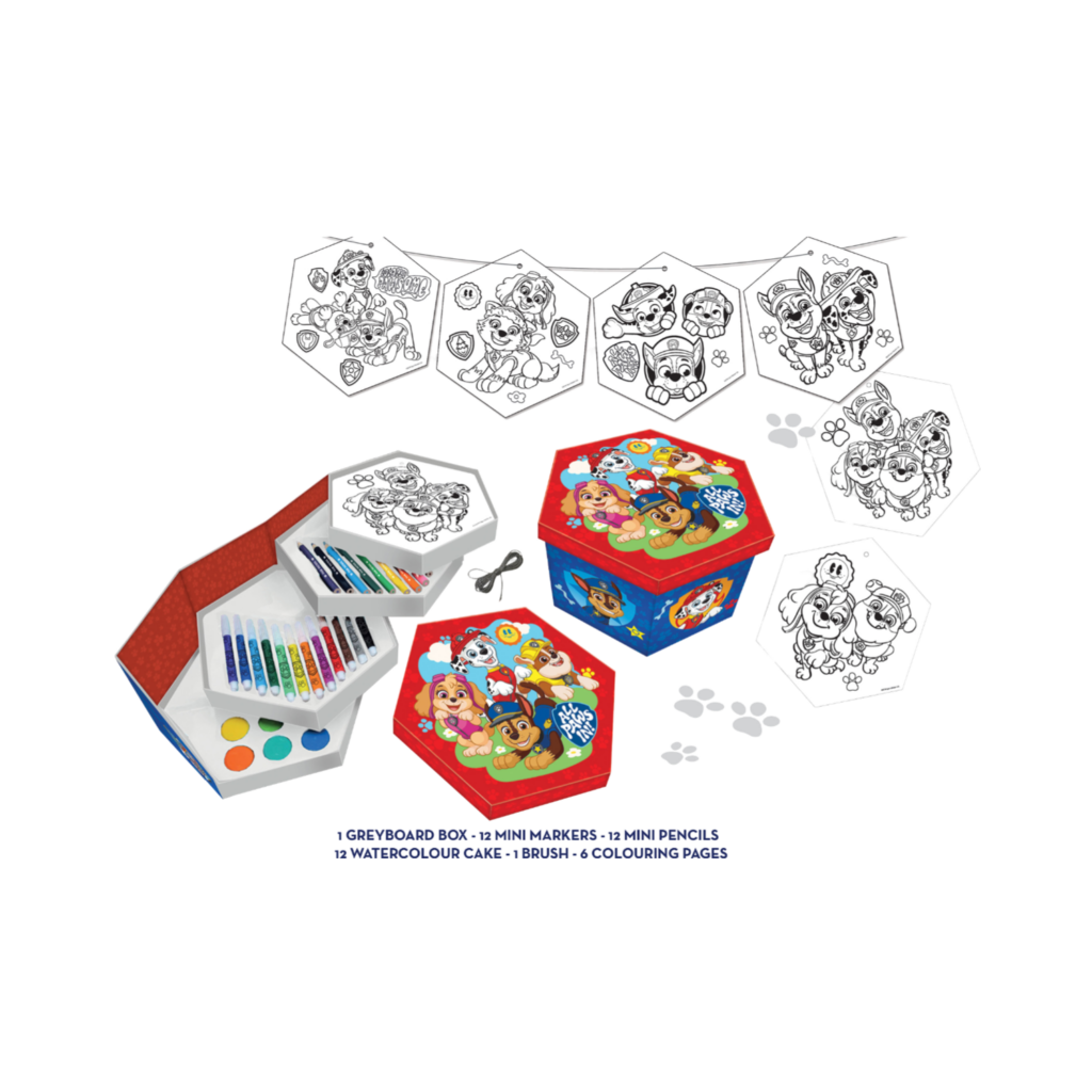 Paw Patrol Coloring Banner