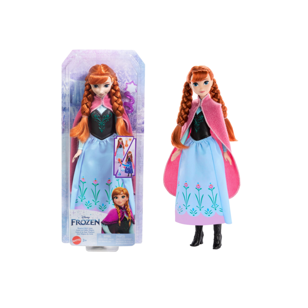 Mattel  Disney Frozen Fashion Dolls Anna Magical Skirt