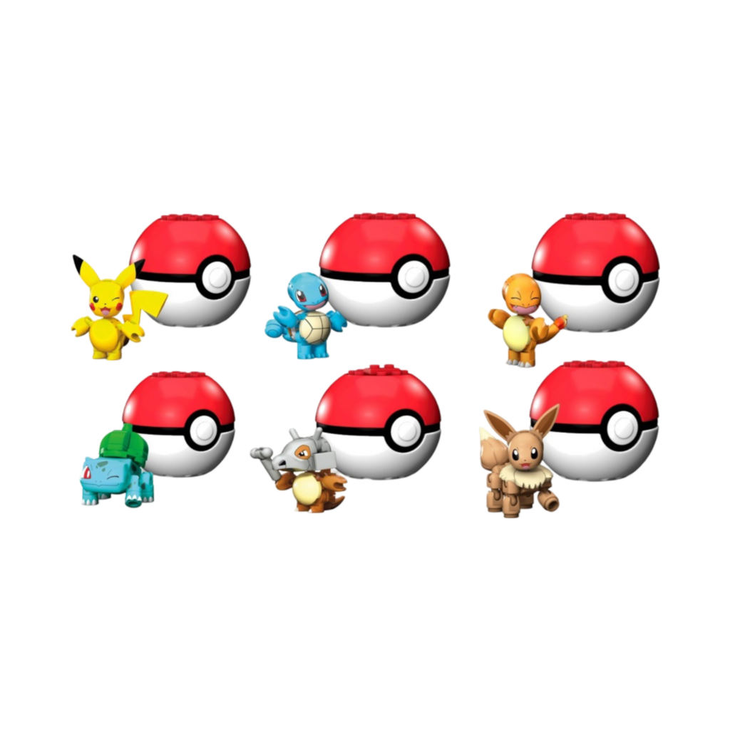 Mattel Mega Bloks Pokemon - Evergreen Poke Ball Assorted