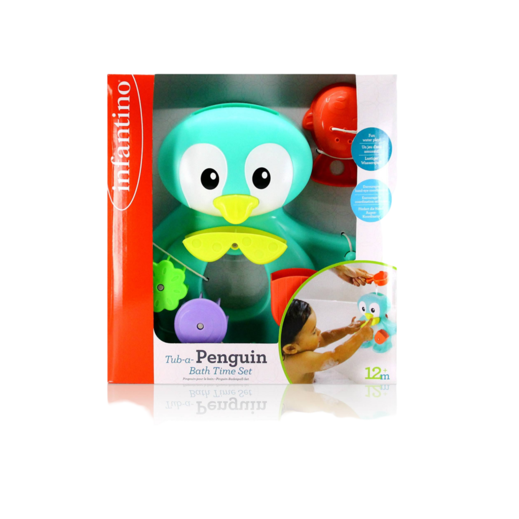 Infantino Tub-A-Penguin Bath Time Set