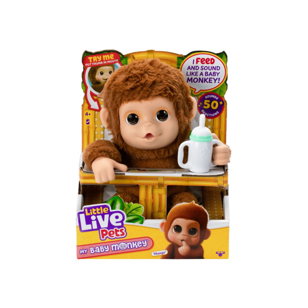 Little Live Pets My Baby Monkey Plush