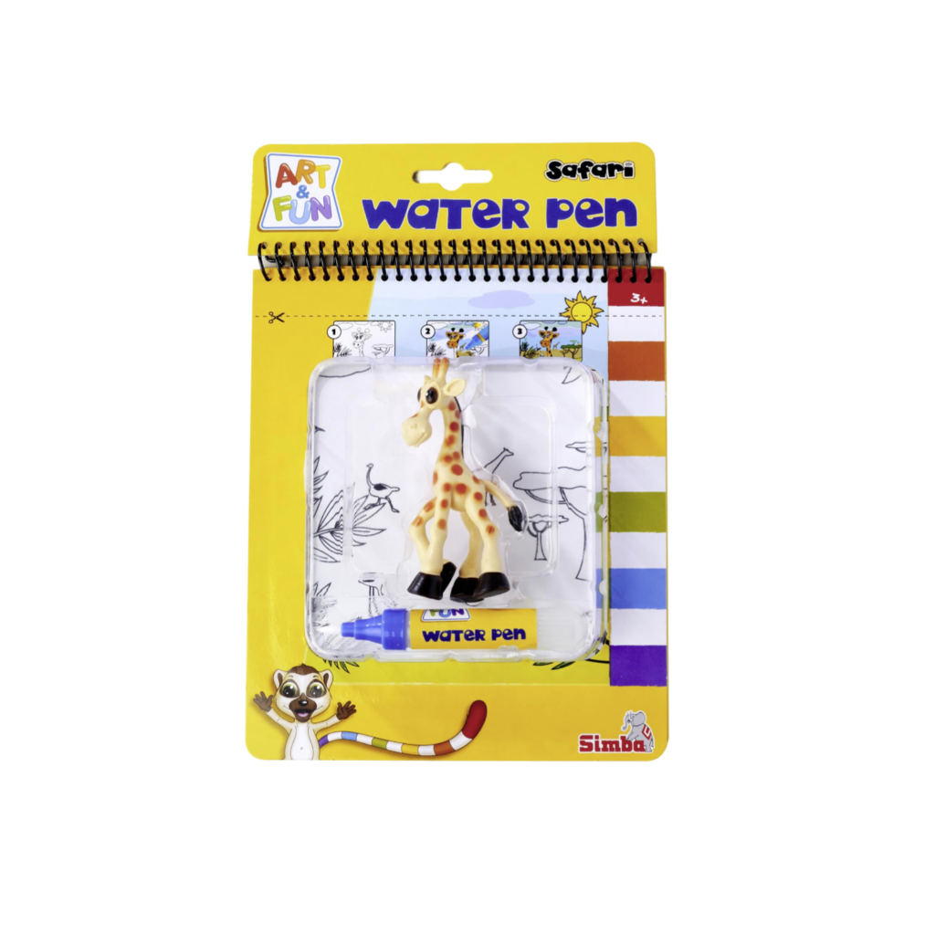 Simba Art & Fun Water Pen Safari Coloring Book