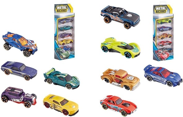 Zuru Metal Machines  Cars - Series 2 Multi Pack Car 5Pcs