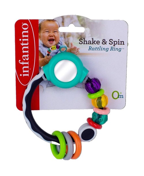 Infantino Shake And Spin Rattling Ring
