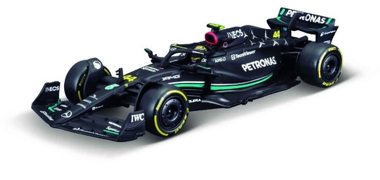 Bburago 1:43 Race F1 - Mercedes-Amg Petronas Team W14 E Performance (2023) (With Helmet)