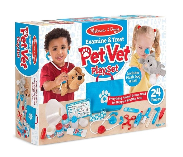 Melissa & Doug  Examine & Treat Pet Vet Play Set 46008520