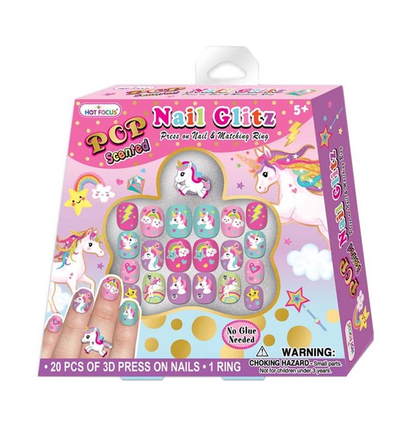 Hot Focus Pop Nail Glitz