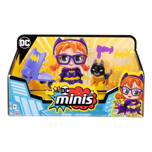 Dc Minis Fig 3" Batgirl With Scooter & Pet