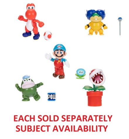 Nintendo Super Mario 4" Figure Wave #37 Assorted 5