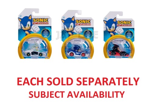 Jakks Pacific Sonic The Hedgehog Die Cast Vehicles 1:64 Wave #7 Assorted 3