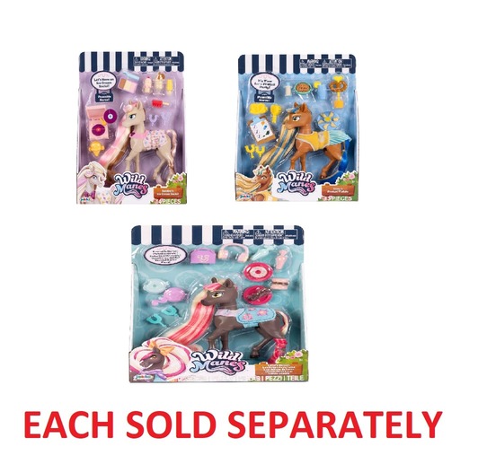 Jakks Pacific Wild Manes Deluxe Horses & Accessories Assorted 3