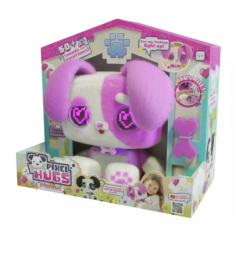 Pixel Hugs Electronic Plush (Pink/White)