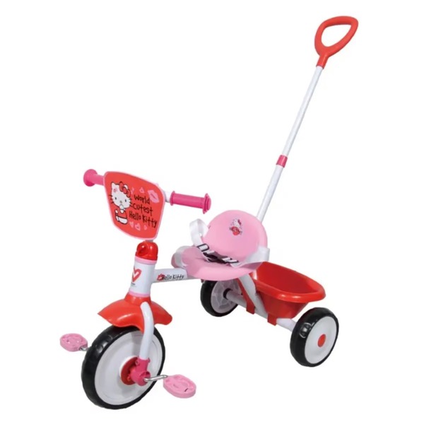 Hello Kitty Trike With Push Handle