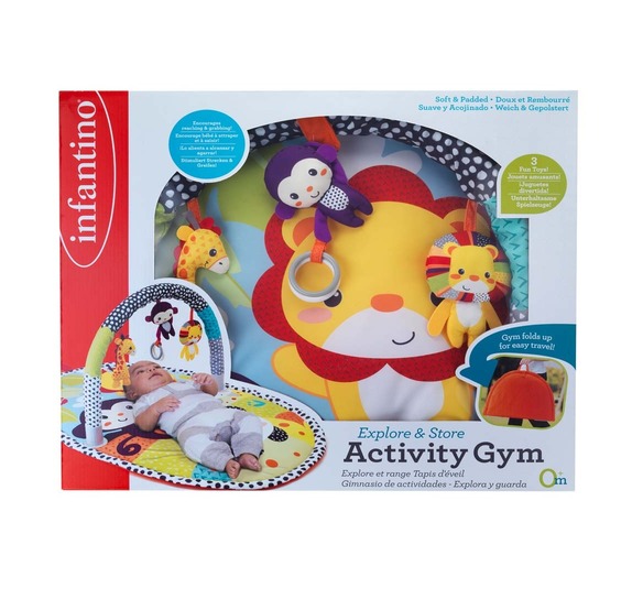 Infantino Explore & Store Activity Gym (Turtles)