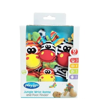 Playgro Jungle Wrist Rattle And Foot Finder
