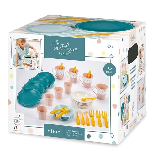 Ecoiffier Picnic Servware Vert Azur