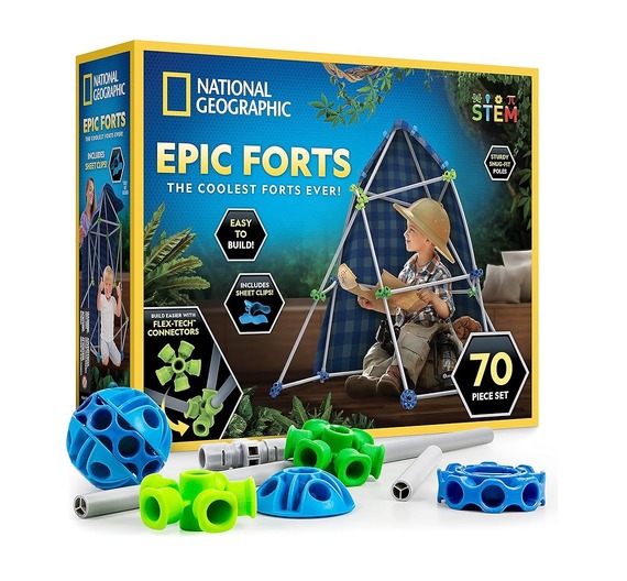 National Geographic Epic Forts Buildinational Geographic Kit 70 Pieces