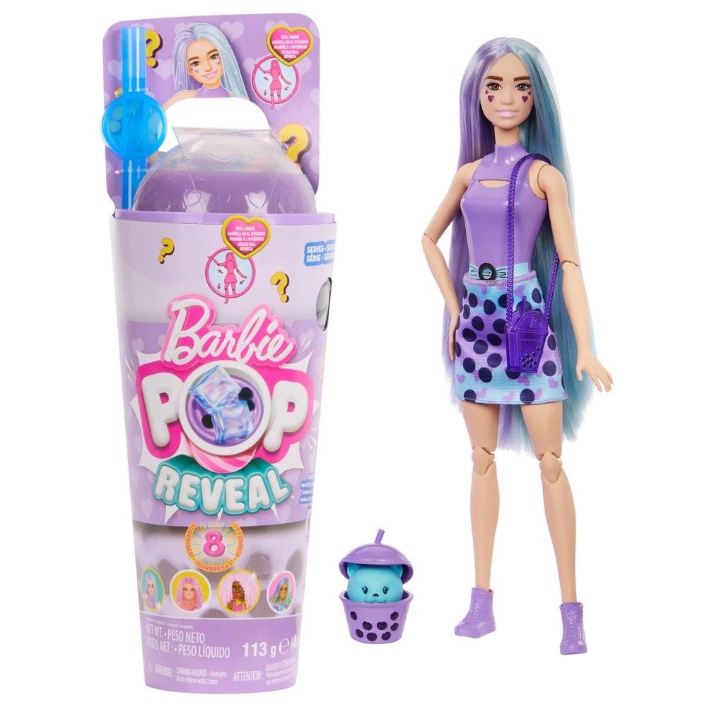 Mattel Barbie️ Pop! Reveal Juicy Bubble Tea Series - Taro Milk