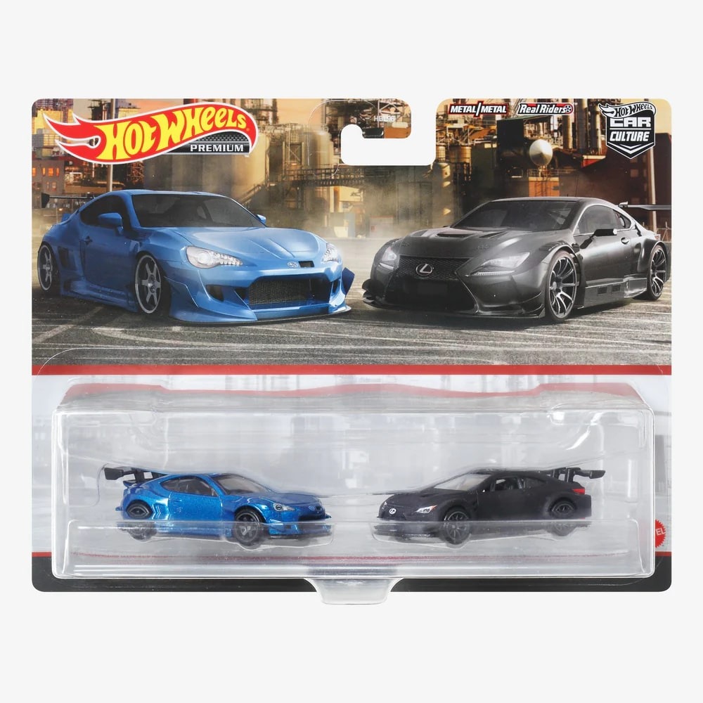 Mattel Hot Wheels Premium Car Culture 2-Pack Assorted