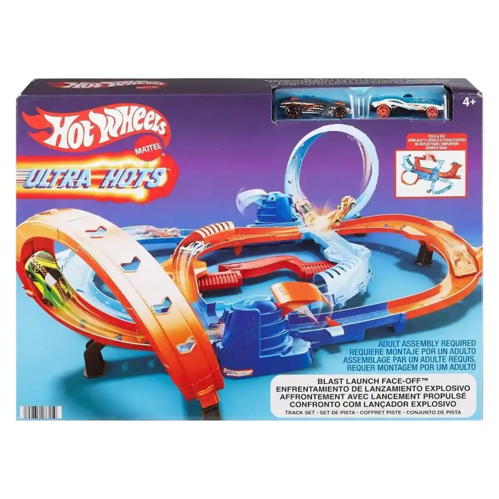 Mattel Hot Wheels Action Ultra Hots Turbo Tubes Boosted Set