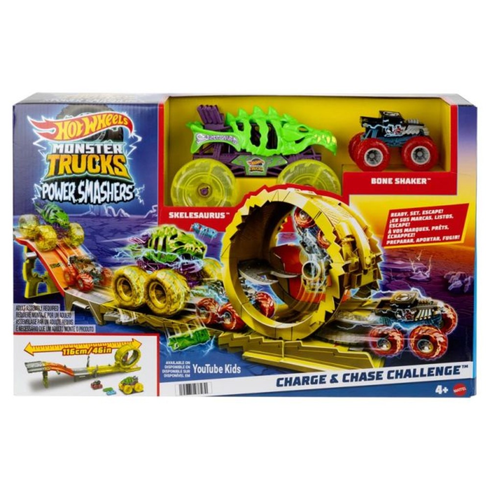 Mattel Hot Wheels Mt Power Smashers Destruction Race & Chase