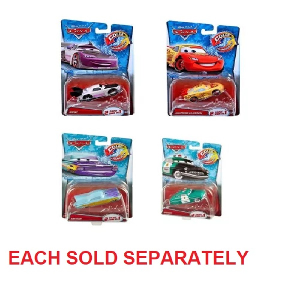 Mattel Cars Color Changers Die Cast Singles Assorted