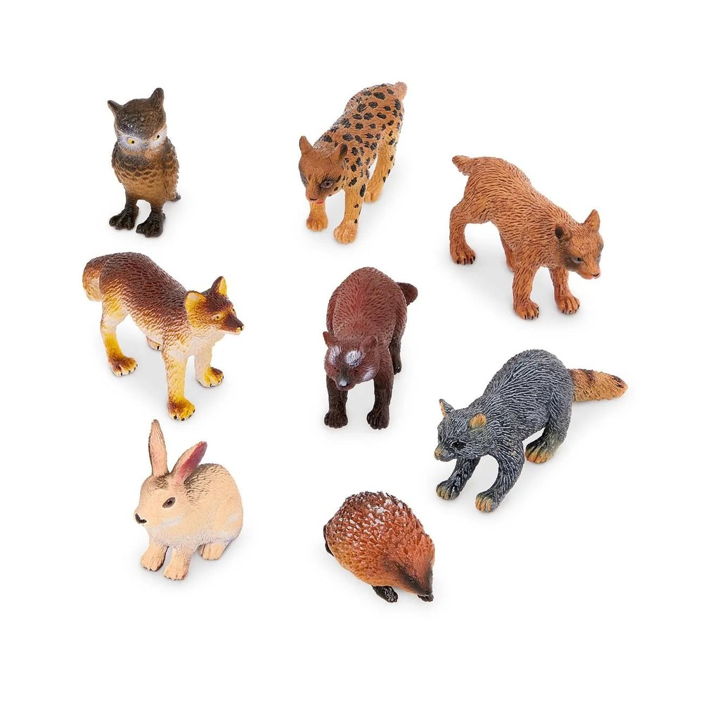 Battat Terra 8 Pcs Forest Animals 4-9Cm