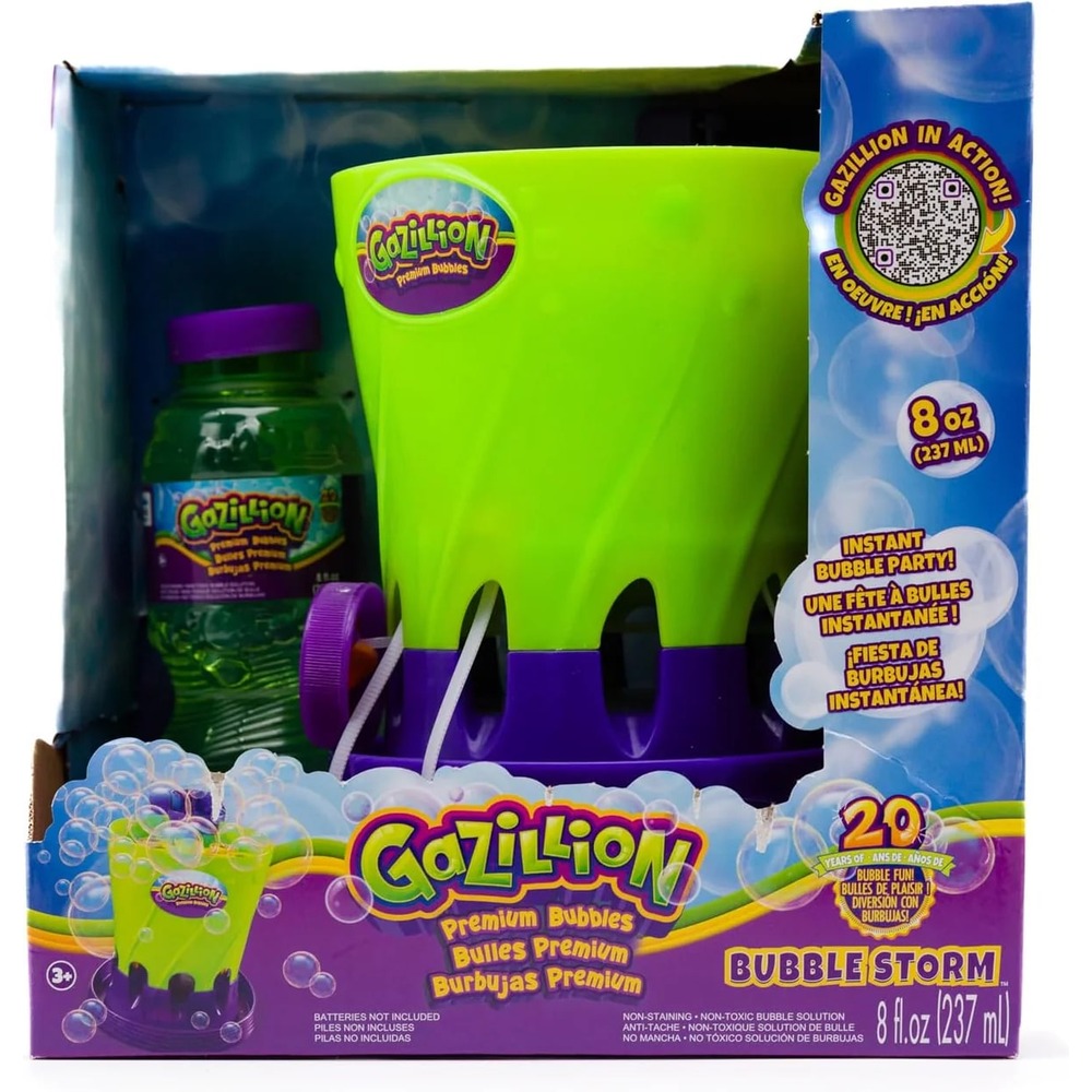 Gazillion Bubbles Storm B/O + 8Oz