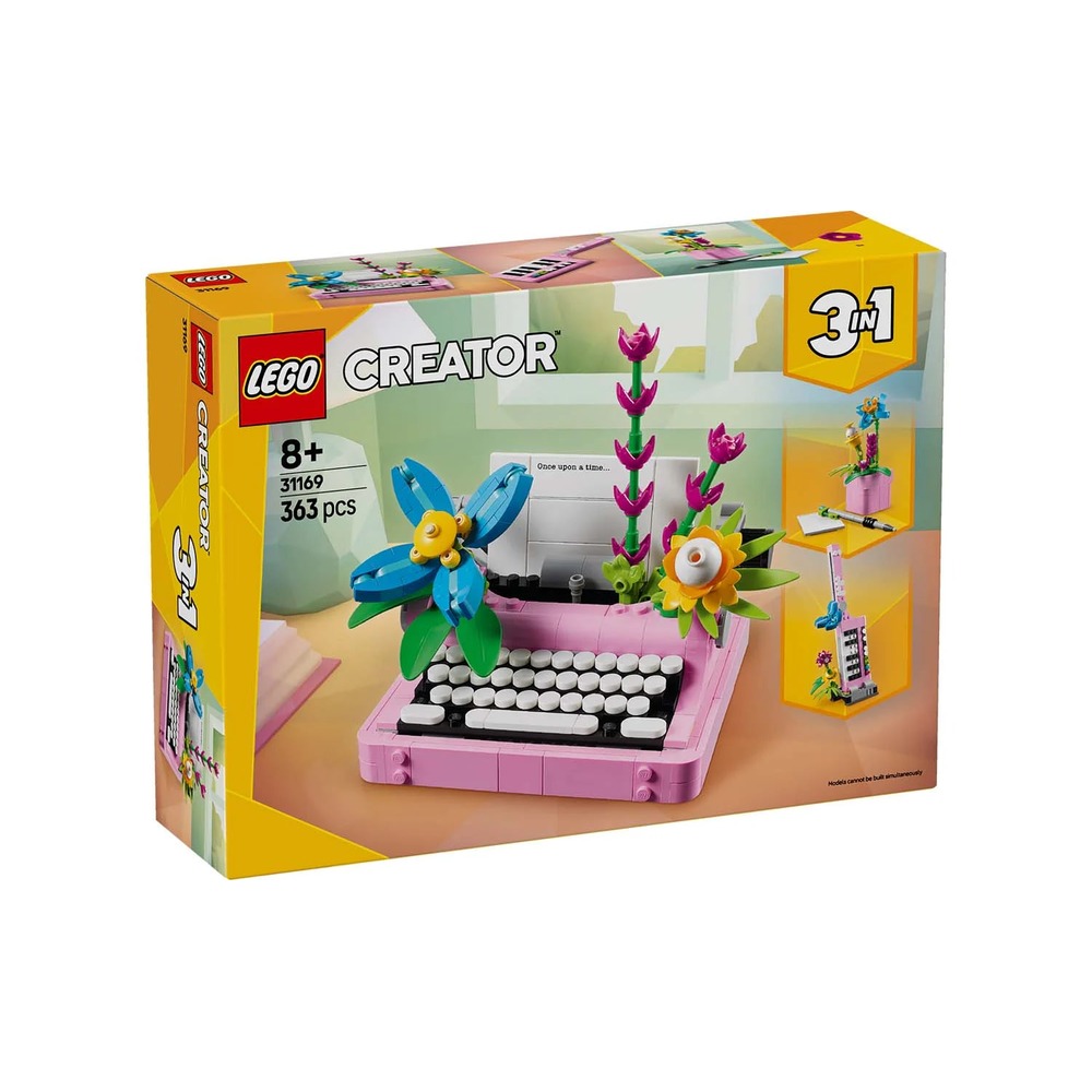 Lego Creator 31169 Typewriter With Flowers