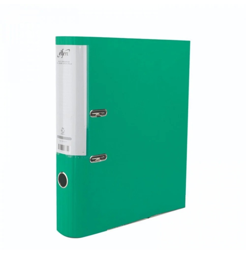 Elefen pp Lever Arch File Aqua Green 2.5 1Pc
