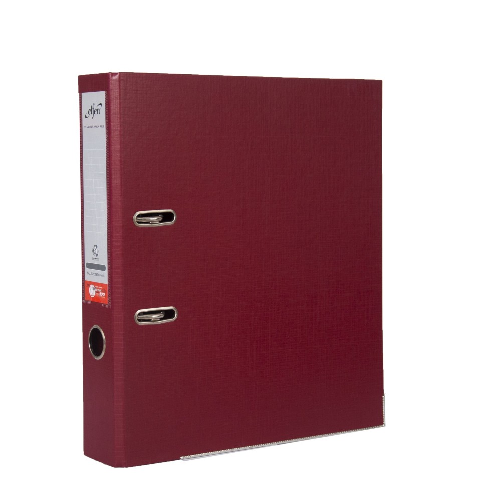 Elefen pp Lever Arch File Burgundy 2  1Pc