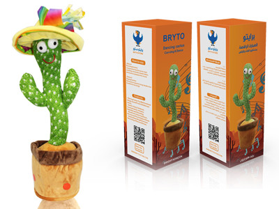 Dancing Cactus With Mexican Accessories
