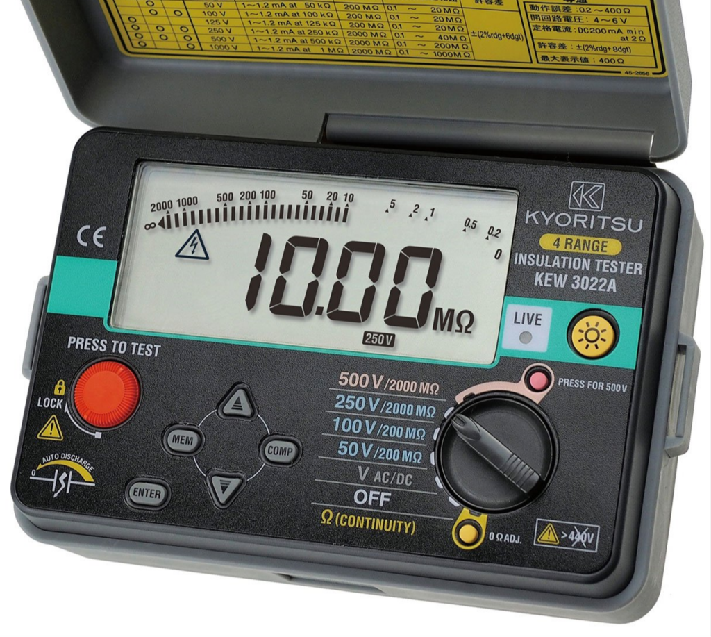 KEW 3022A-Digital Insulation / Continuity Testers
