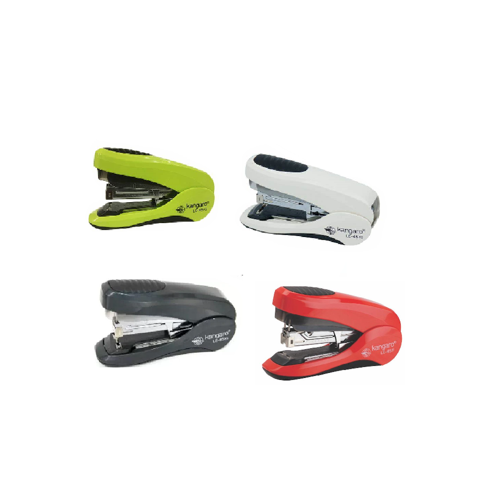 Kangaro Flat Clinch Stapler + 1000 Free Staples 1Pck