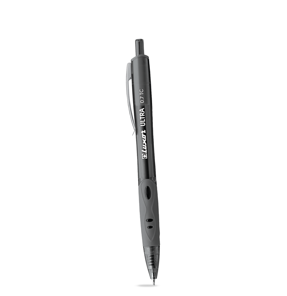 Luxor Ultra Ball Pen Black 0.7 1Pc