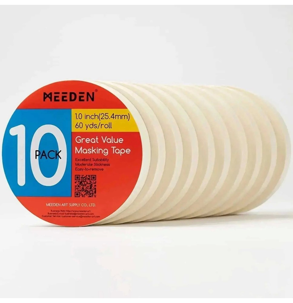 Meeden Masking Tape 1 10Pc 1Rol