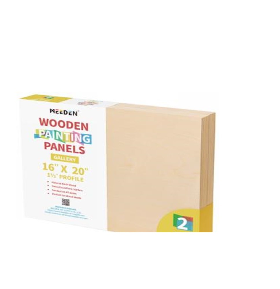 Meeden Wooden Painting Panels 16x20 1Pc