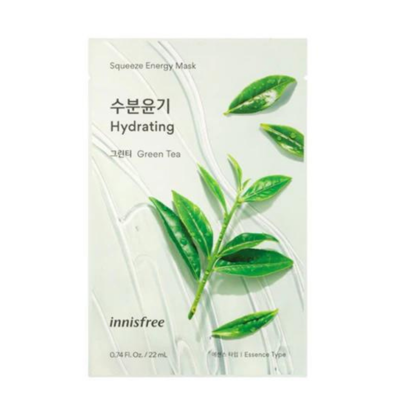 INNISFREE - Squeeze Energy Mask Green tea - 22 ml