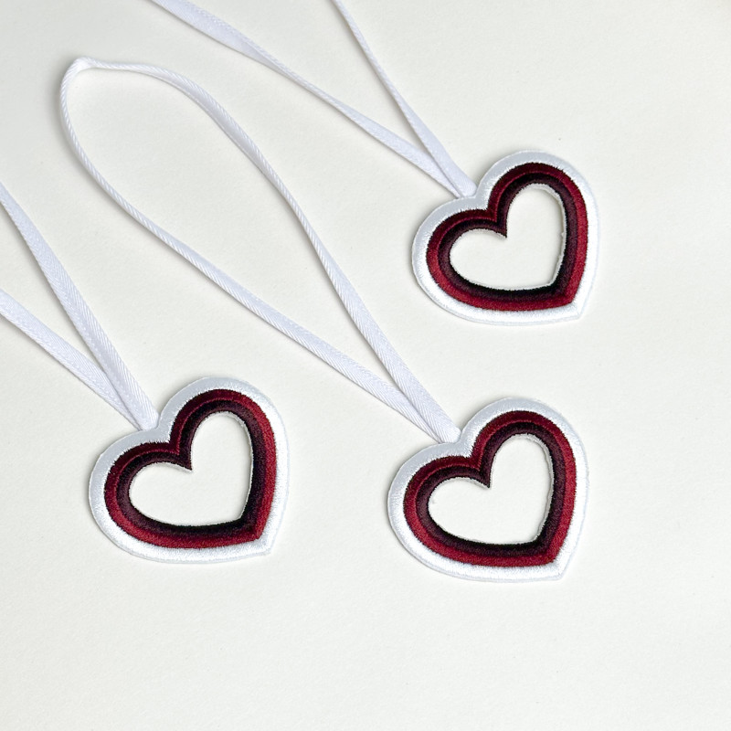 ND24 - Tricolor Heart Charm