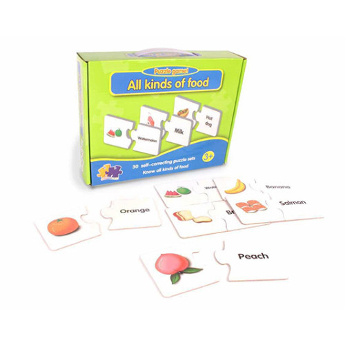 Puzzle game All kinds of food