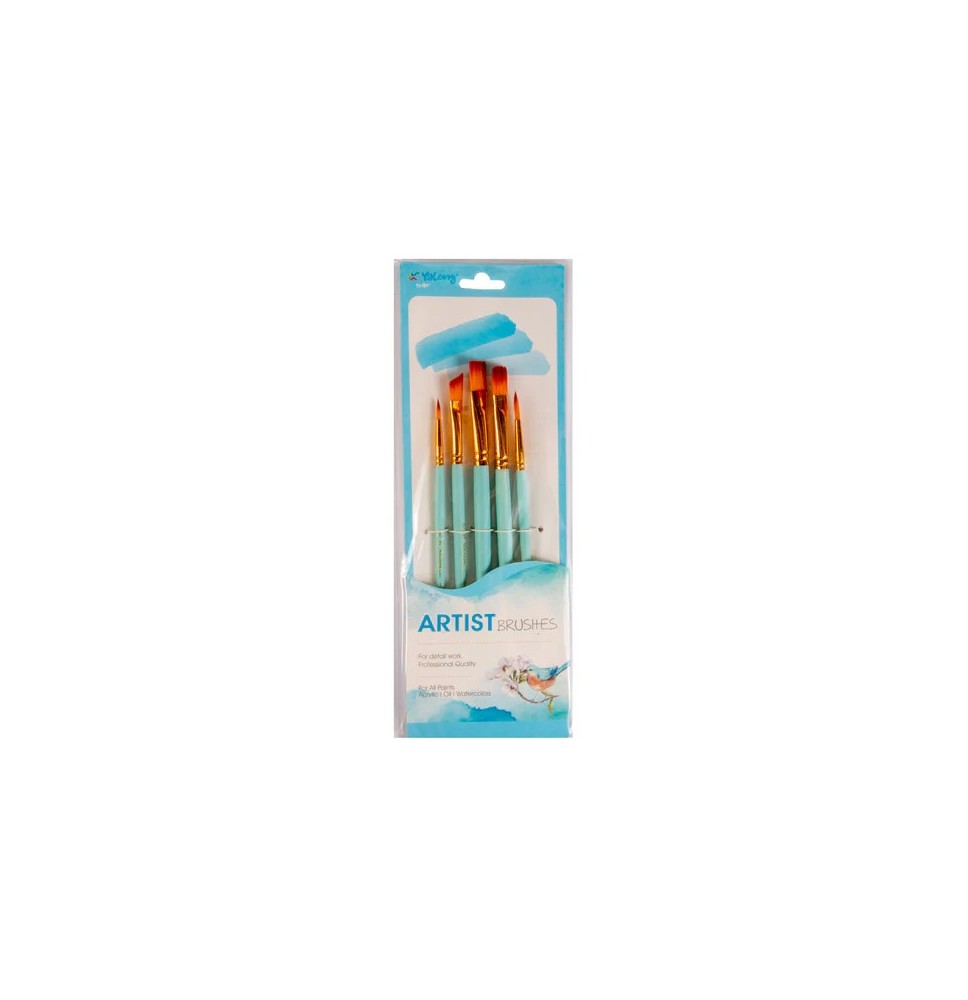 Yalong Artist Brush 6Pc 1Pck