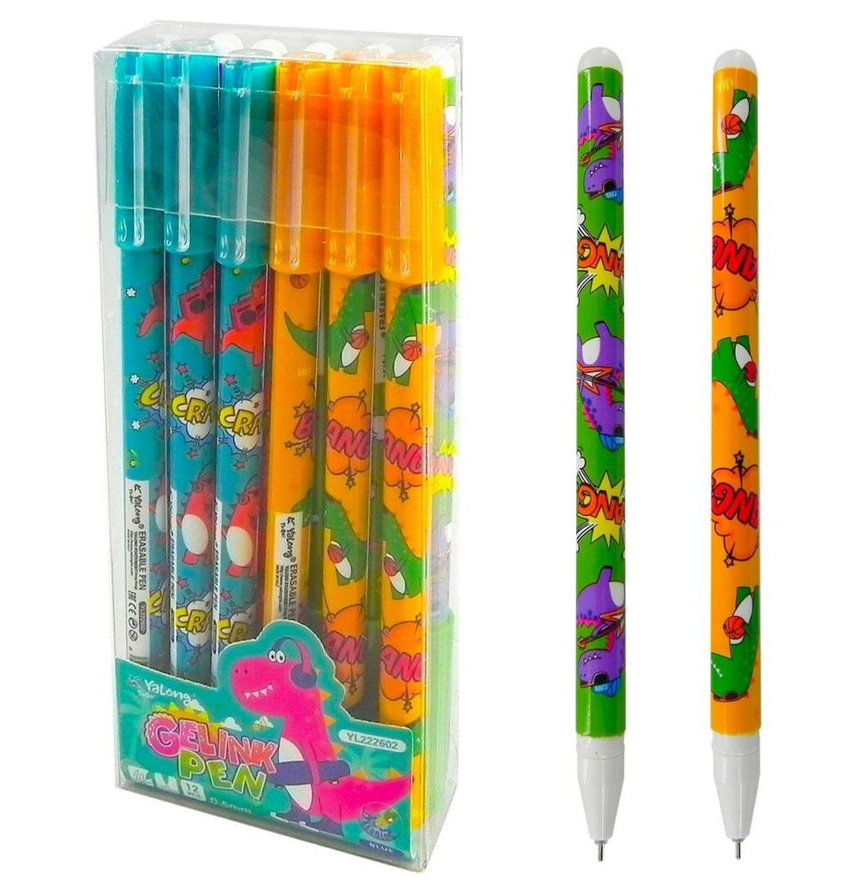 Yalong Gel ink Pen 0.5mm 12Pc 1Pck